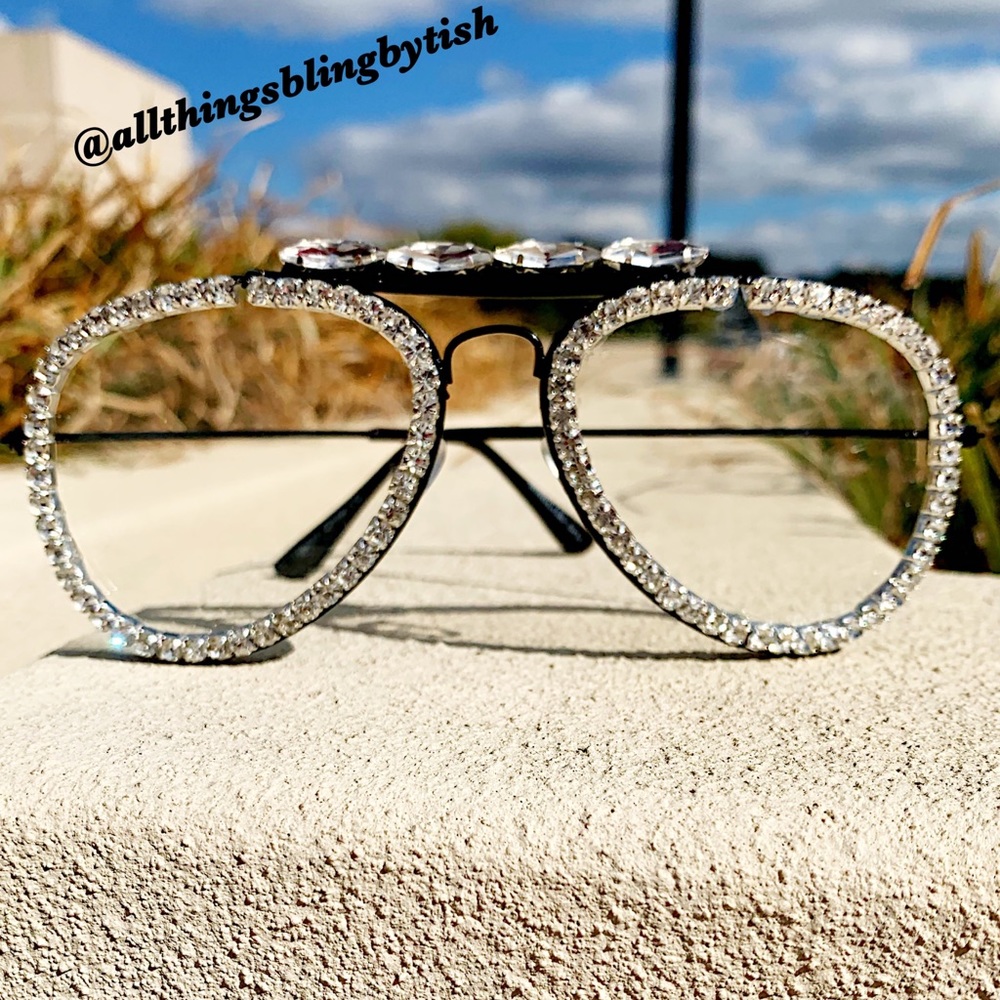 Classic Bling Aviator Eyewear